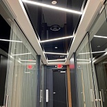 Glossy stretch ceiling designs