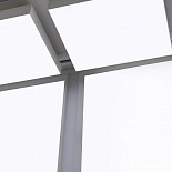 Translucent stretch ceiling with RGB backlit