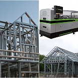 Light gauge steel frame villa with lightweight concrete insulation