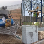Lightweight concrete wall panels cladding and infill with 600 kg / m3 density
