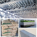 Lightweight concrete mix for wall infill
