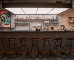 Make your shop or showroom brighter place with translucent stretch ceiling lighting solution