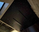 Black Starry Stretch Ceiling for Luxury Sauna in Al Barari Dubai