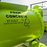 Cellular lightweight concrete dry mix and machines from manufacturer