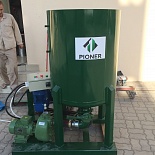 Lightweight aerated concrete production 